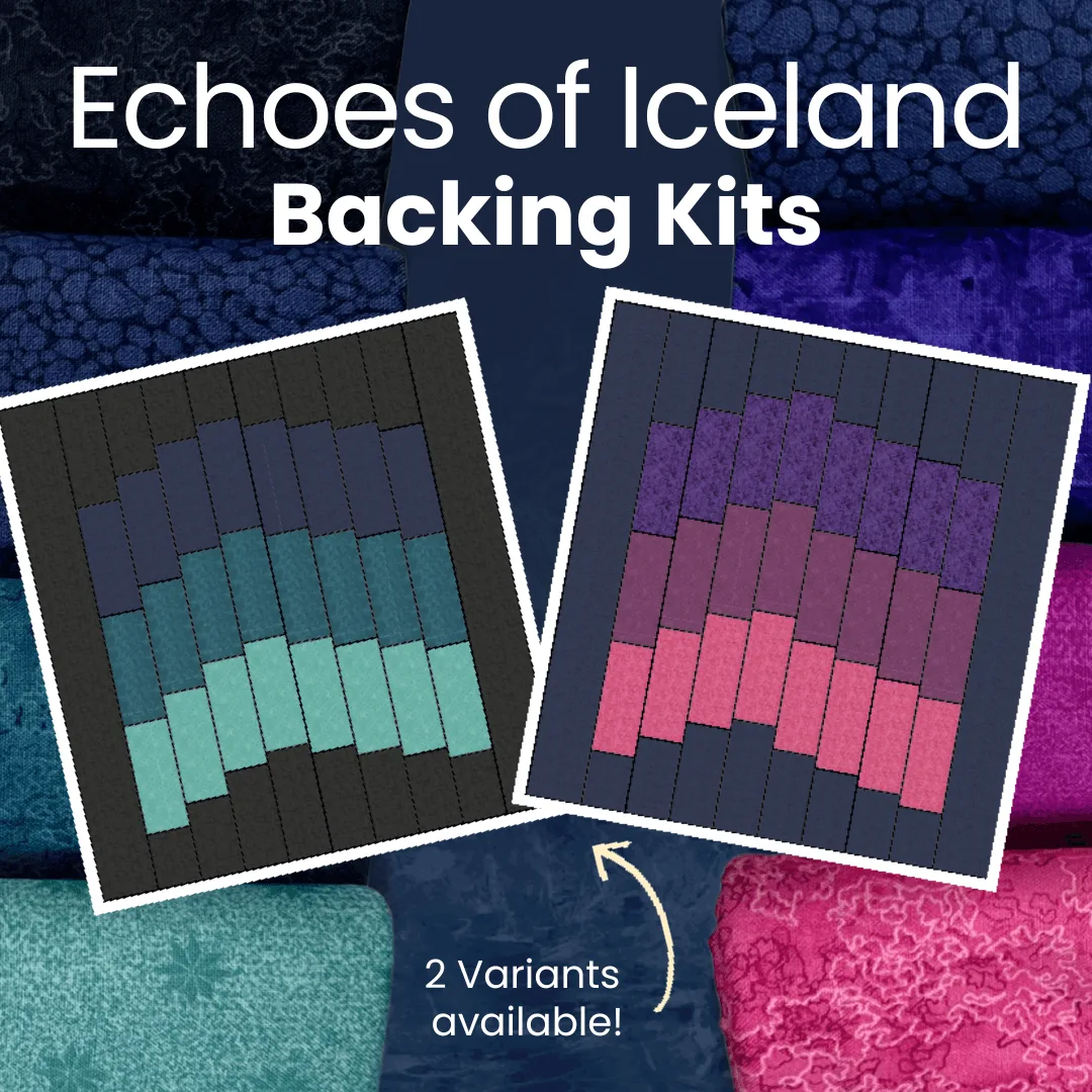 Echoes of Iceland Quilt Backing Kit