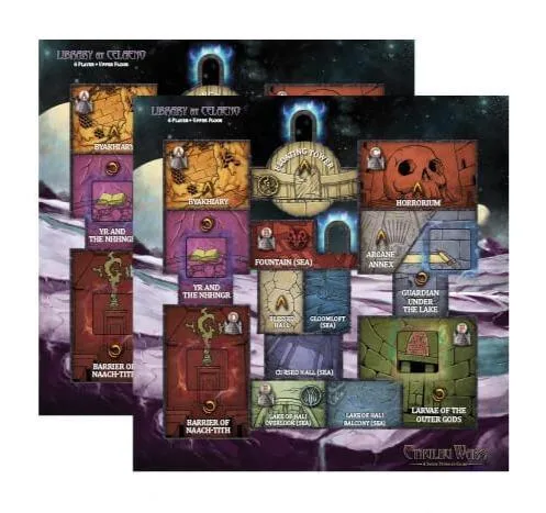 Cthulhu Wars 6-8 Player Map Setup and Strategy