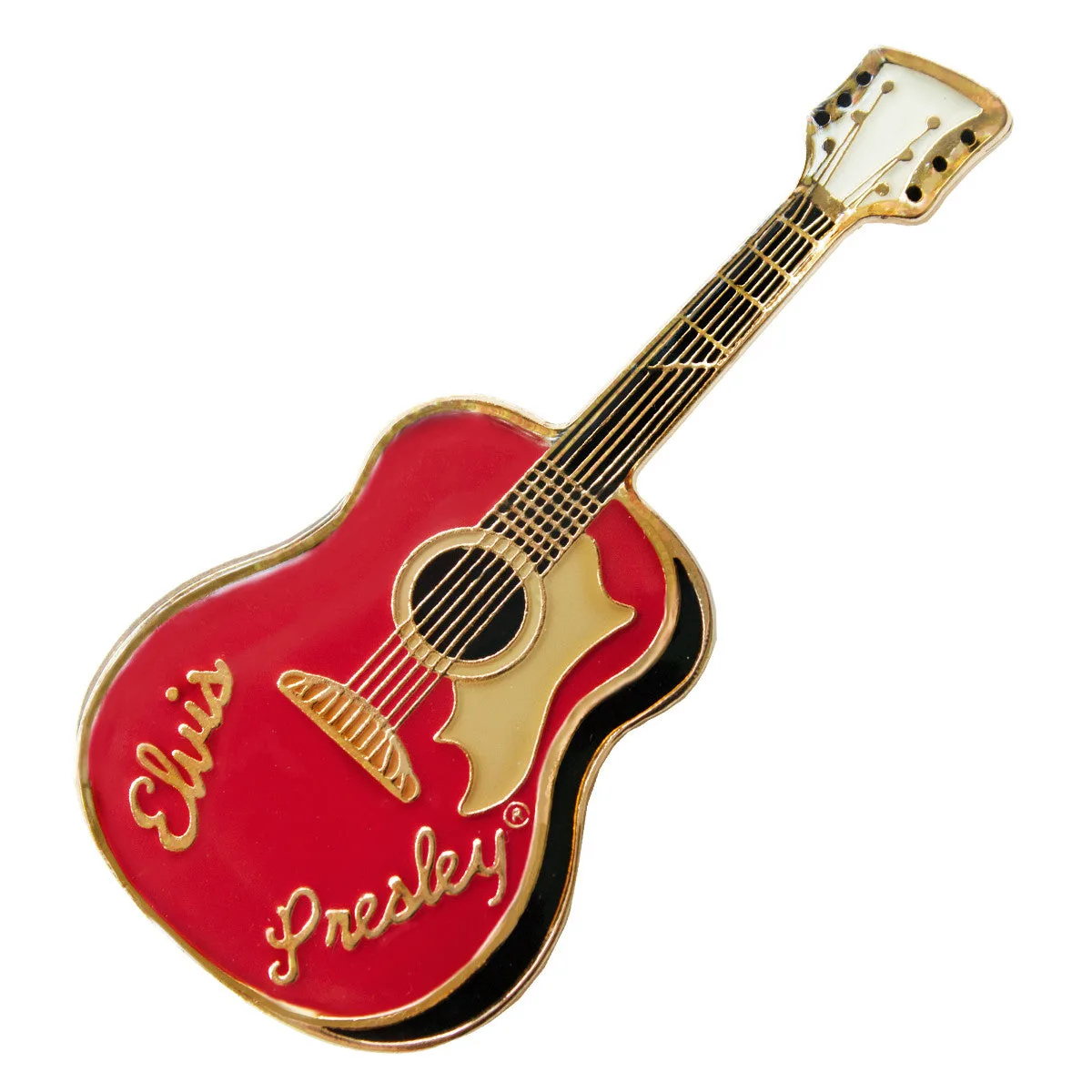 Magnete chitarra rossa di Elvis Presley