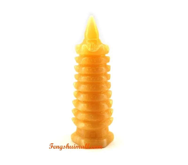Significado de la pagoda de jaspe amarillo de 9 niveles en el Feng Shui