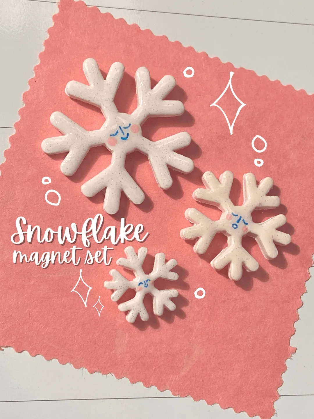Snowflake Magnet Set