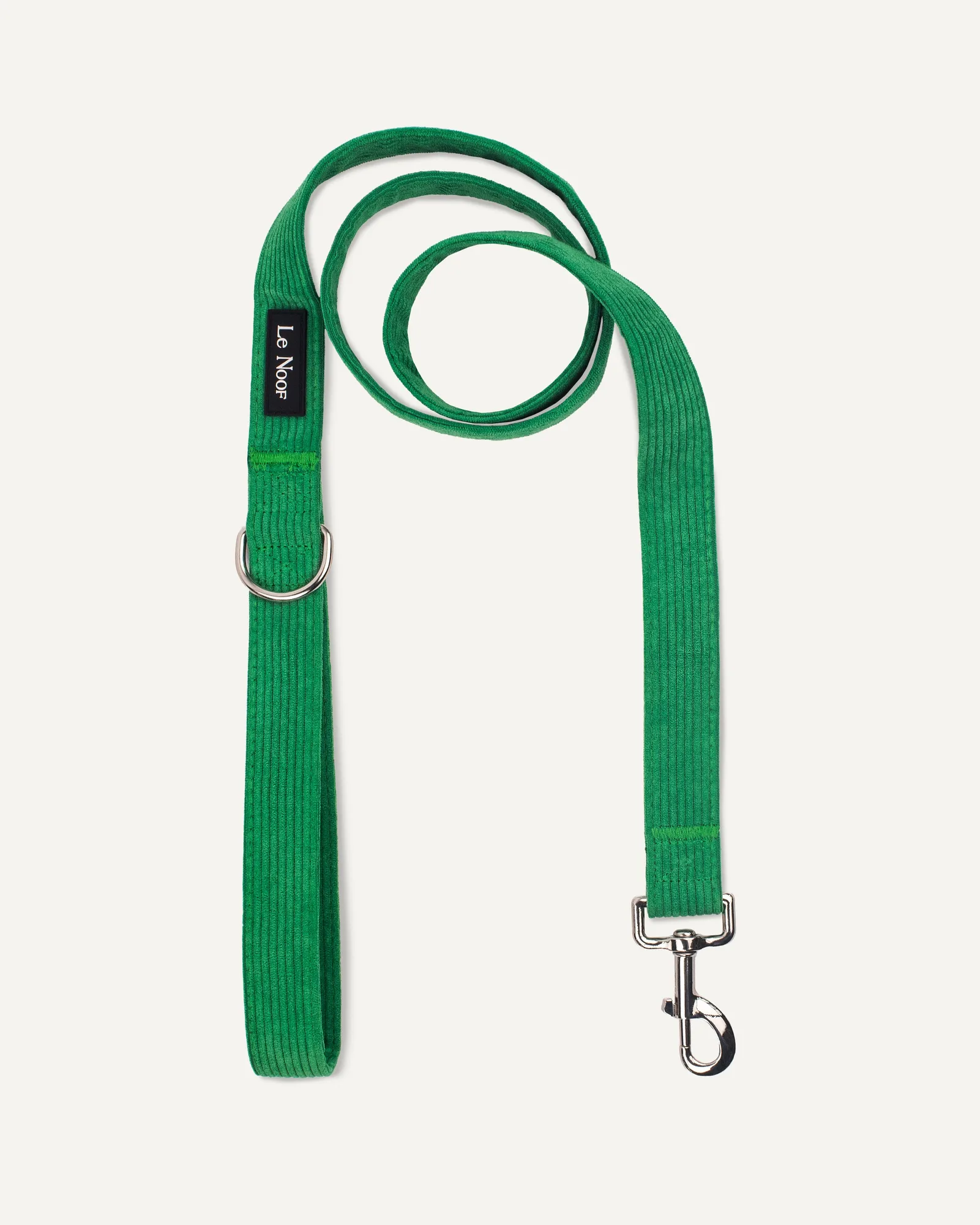 Kelly Green Corduroy Dog Leash