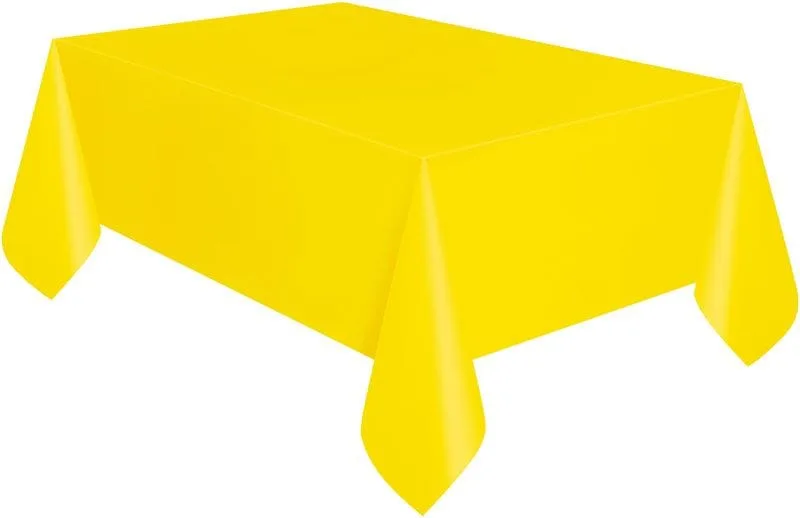 Neon Yellow Party Tablecover