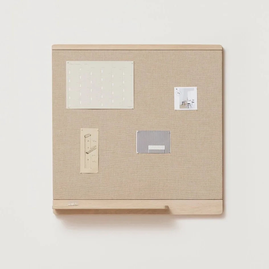 Square Pinboard: White Oak