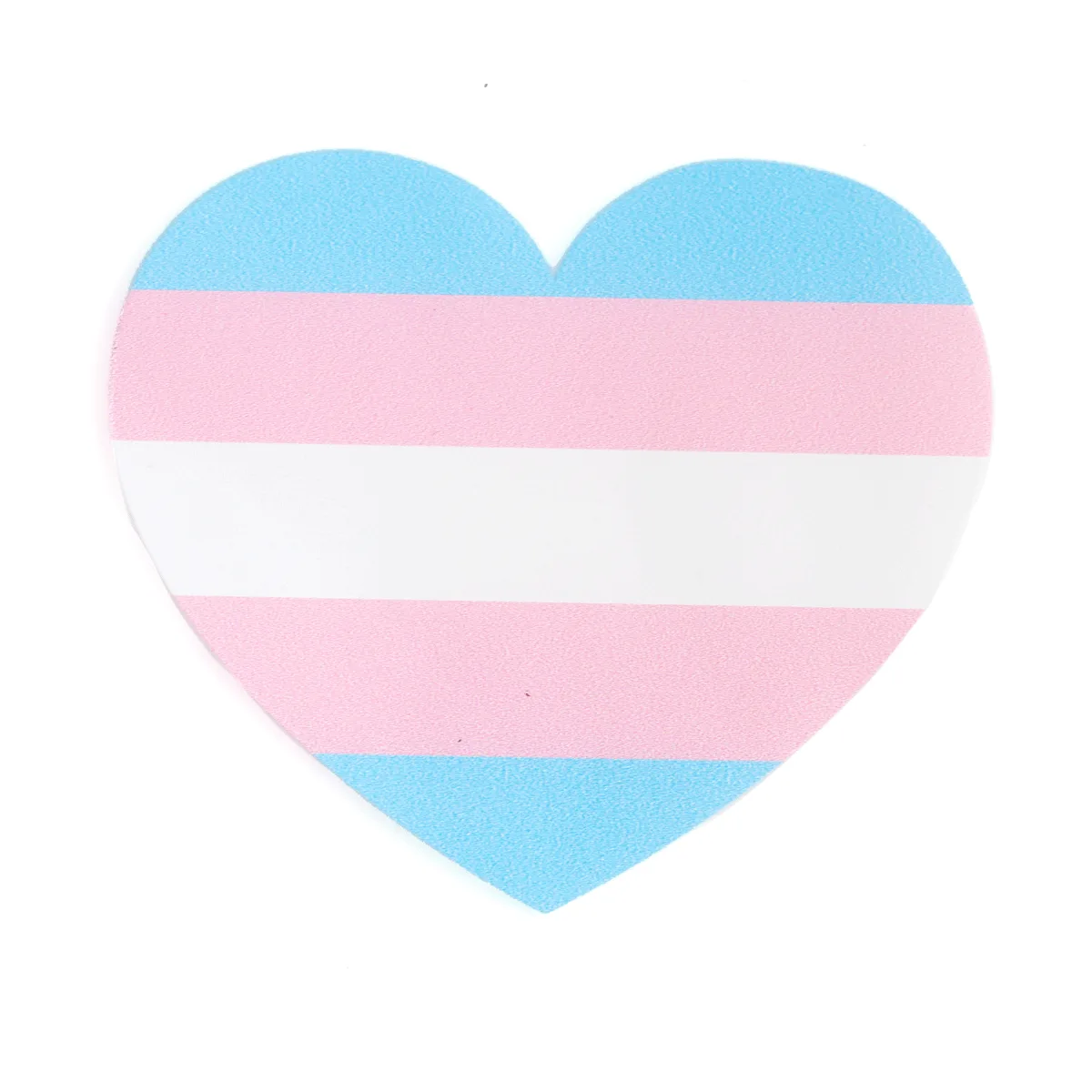 Trans Pride Heart Bumper Sticker