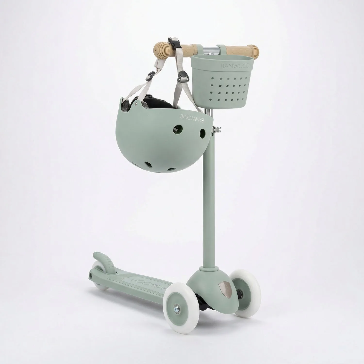 BANWOOD ECO SCOOTER & HELMET SET - CLAY