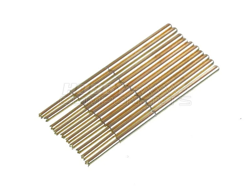 1mm crown/U tip gold plated test pins
