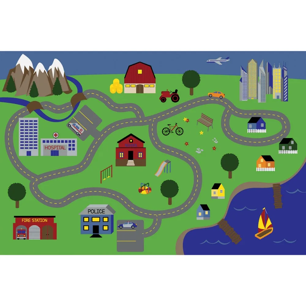 Where I Live Transportation Carpets