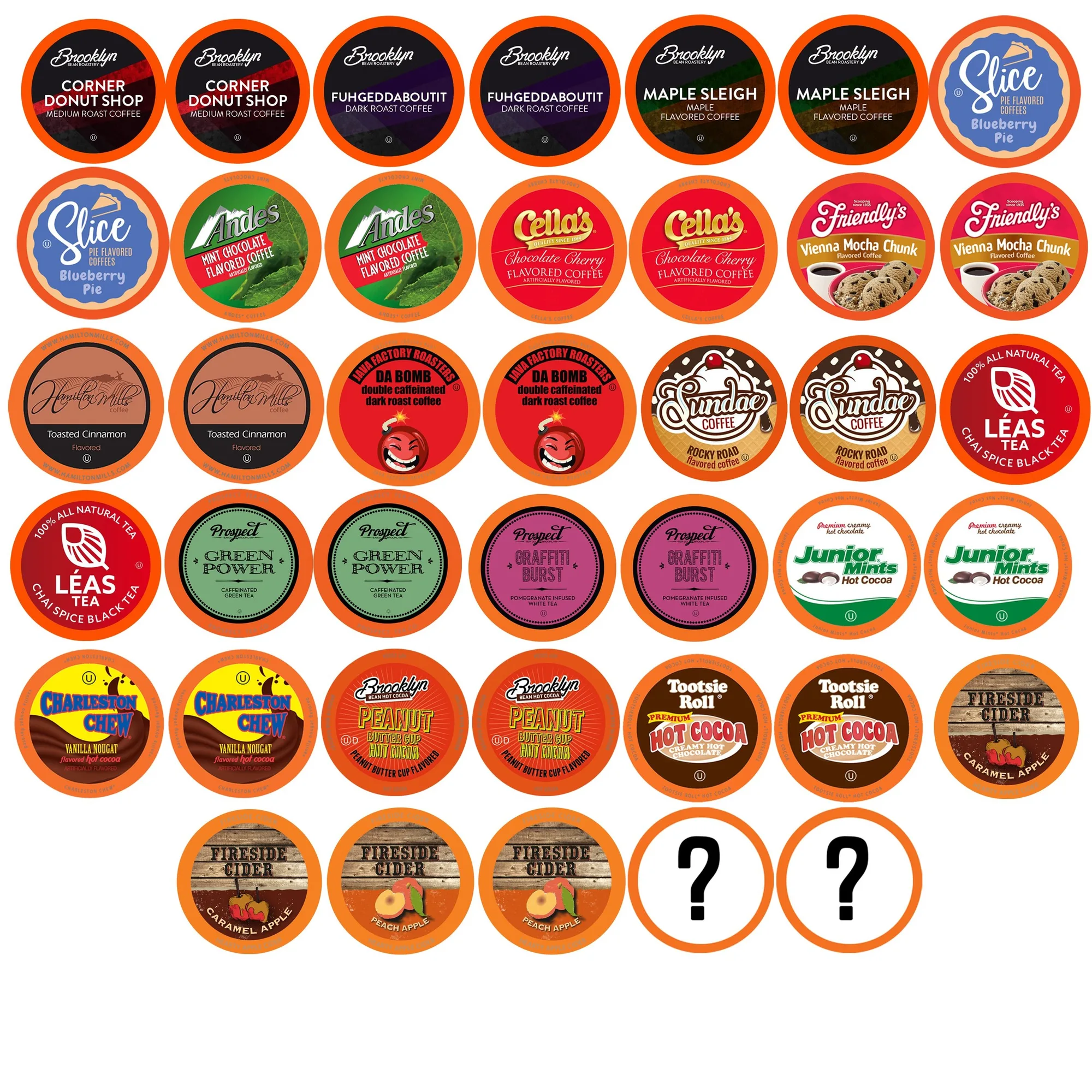 Two Rivers Coffee, Tea, & Cocoa Pods Variety Pack