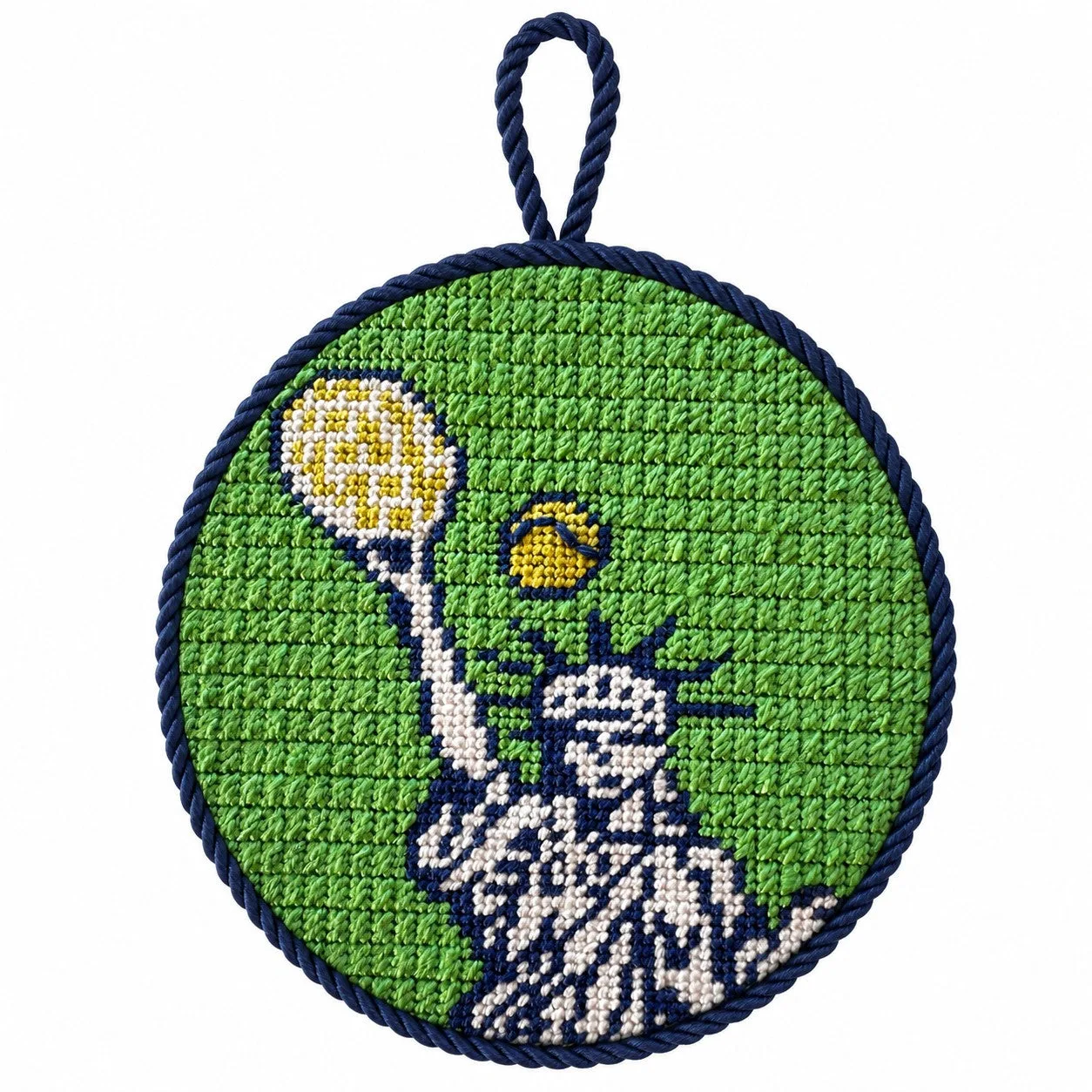 U.S. Open Tennis Ornament: Needlepoint Kit FAQ