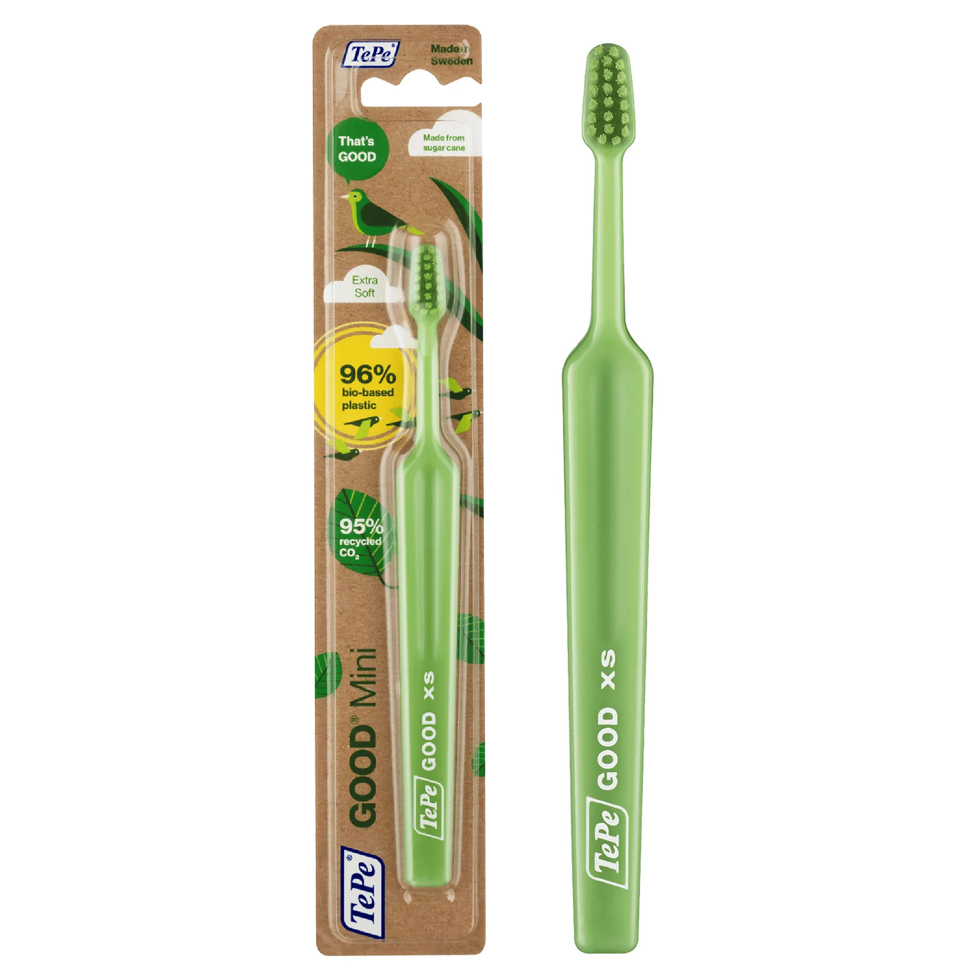 Jak čistit zuby kartáčkem TePe GOOD Mini Extra Soft