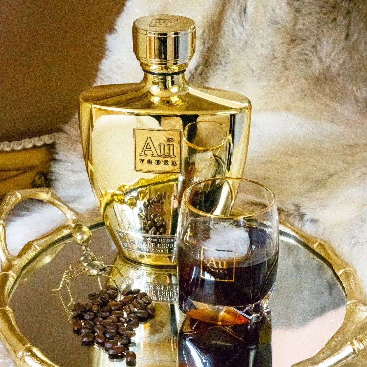 Au Vodka Double Espresso Coffee Liqueur 70cl