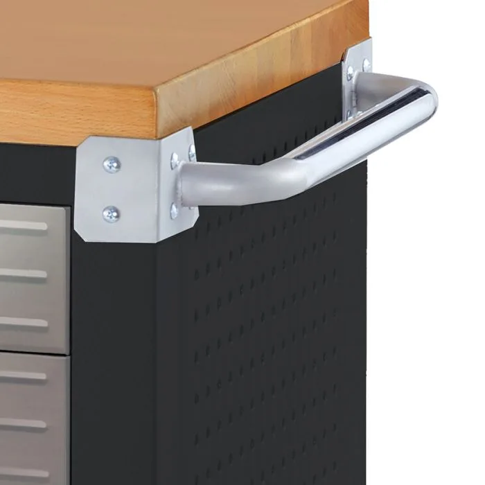 How to Organize a Small Workshop with a Rolling Workbench