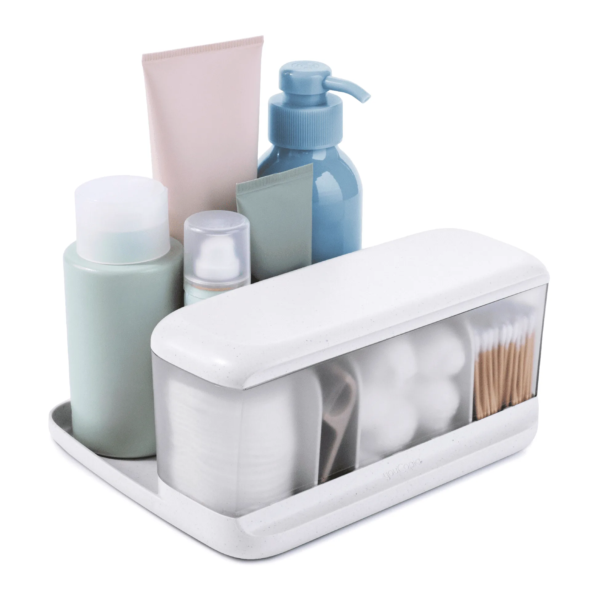 วิธีจัดโต๊ะเครื่องแป้งในห้องน้ำด้วย HideAway Caddy
