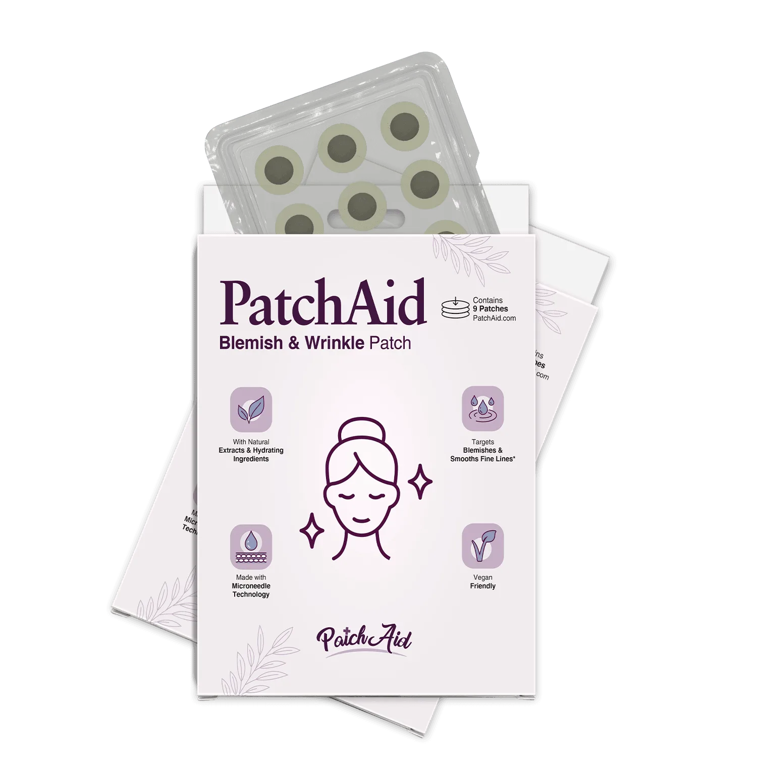 Microneedle Blemish Patch – 9 Patches with Salicylic Acid and Tea Tree Oil