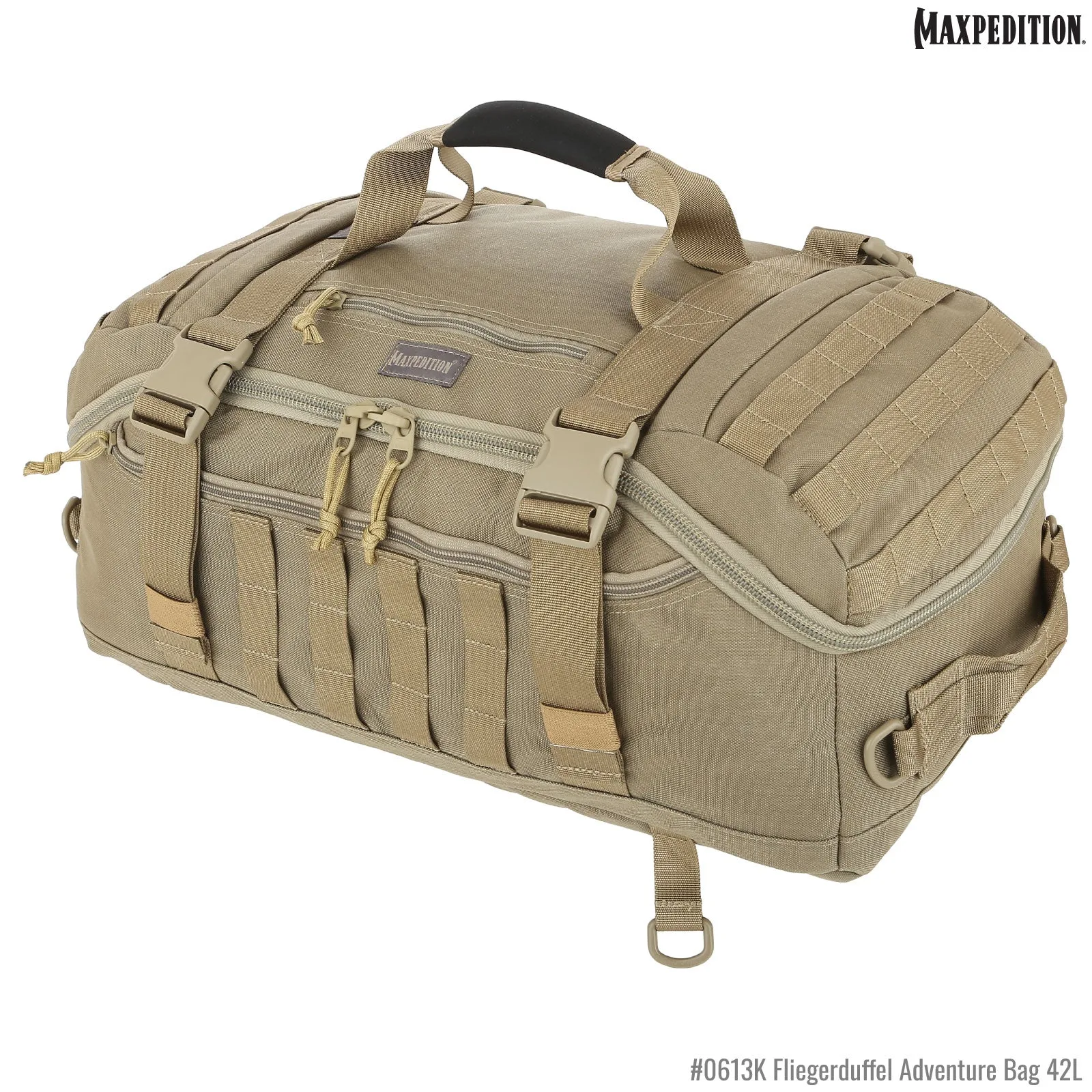 Slik pakker du Fliegerduffel Adventure Bag 42L