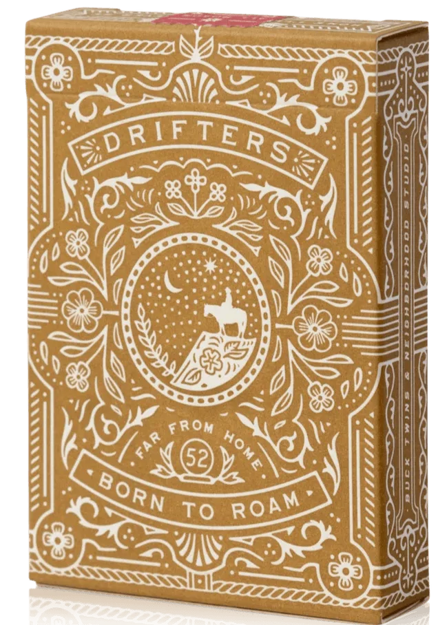 GOLD DRIFTERS PLAYING CARDS