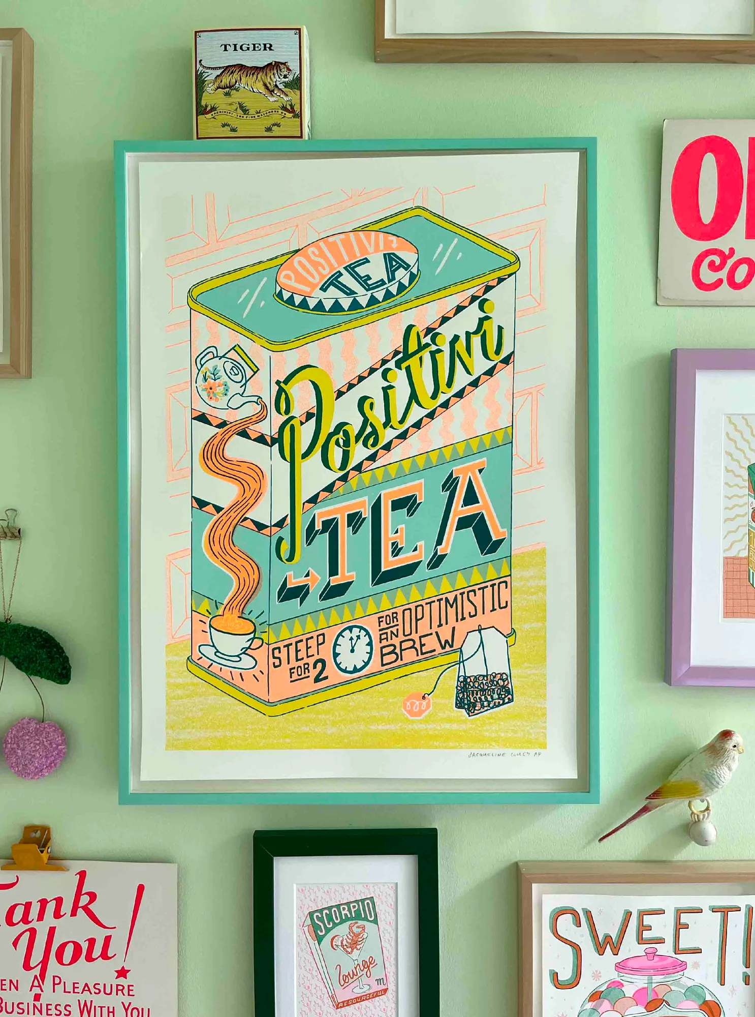 Boîte à thé A2 Positivity Sérigraphie