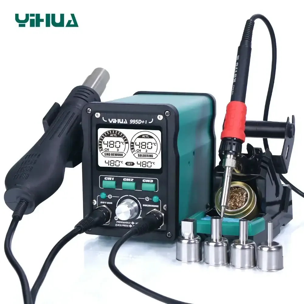 YIHUA 995D+ I EVO vs 8786D : Quelle station 2-en-1 ?
