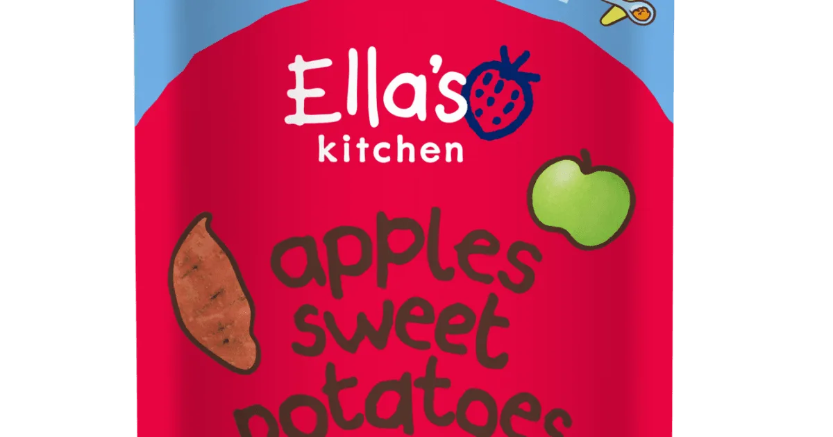 Sweet Potato + Red Pepper Puree | Baby Food Pouch