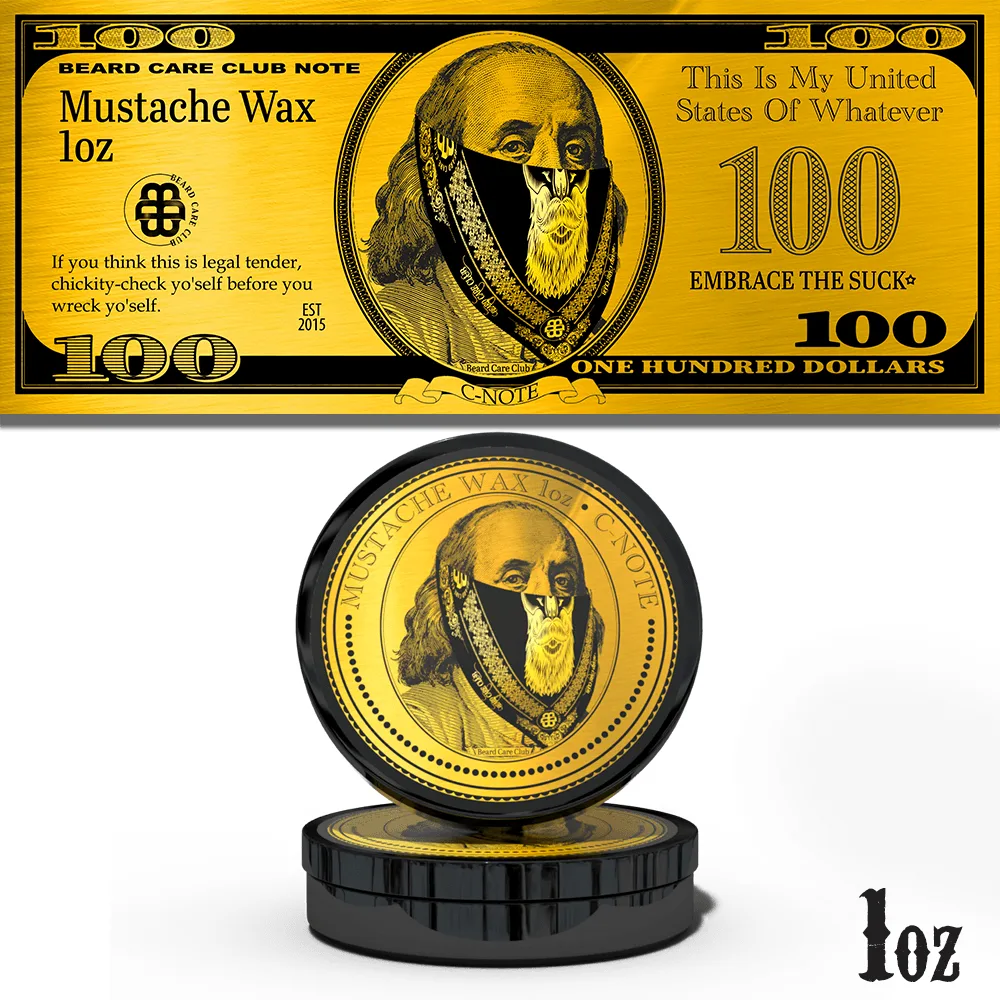 C-Note Mustache Wax Review: Tame Your Stache with Confidence