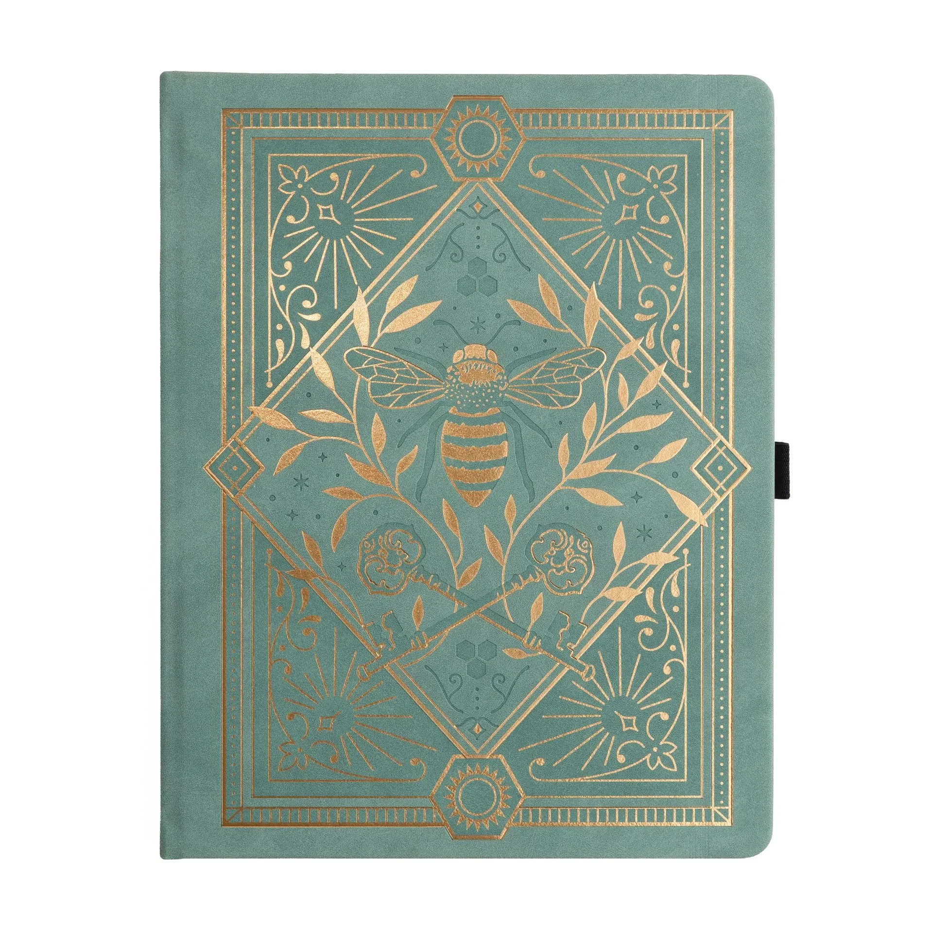 Keeper of the Bees in Soft Teal: Notebook