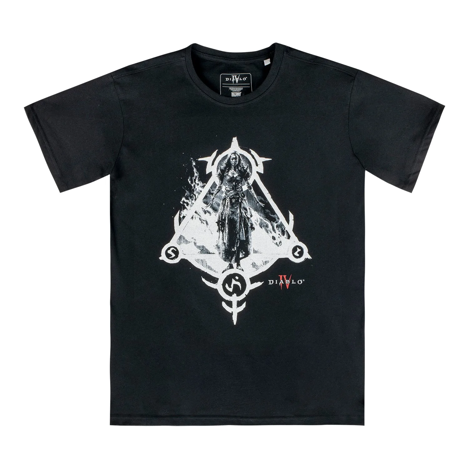 Camiseta negra Diablo IV Epic Sorcerer
