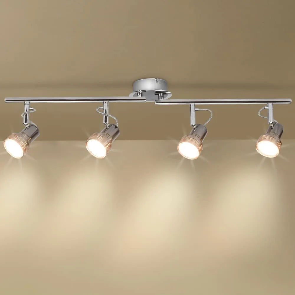 Come installare un kit di illuminazione a binario con bracci orientabili