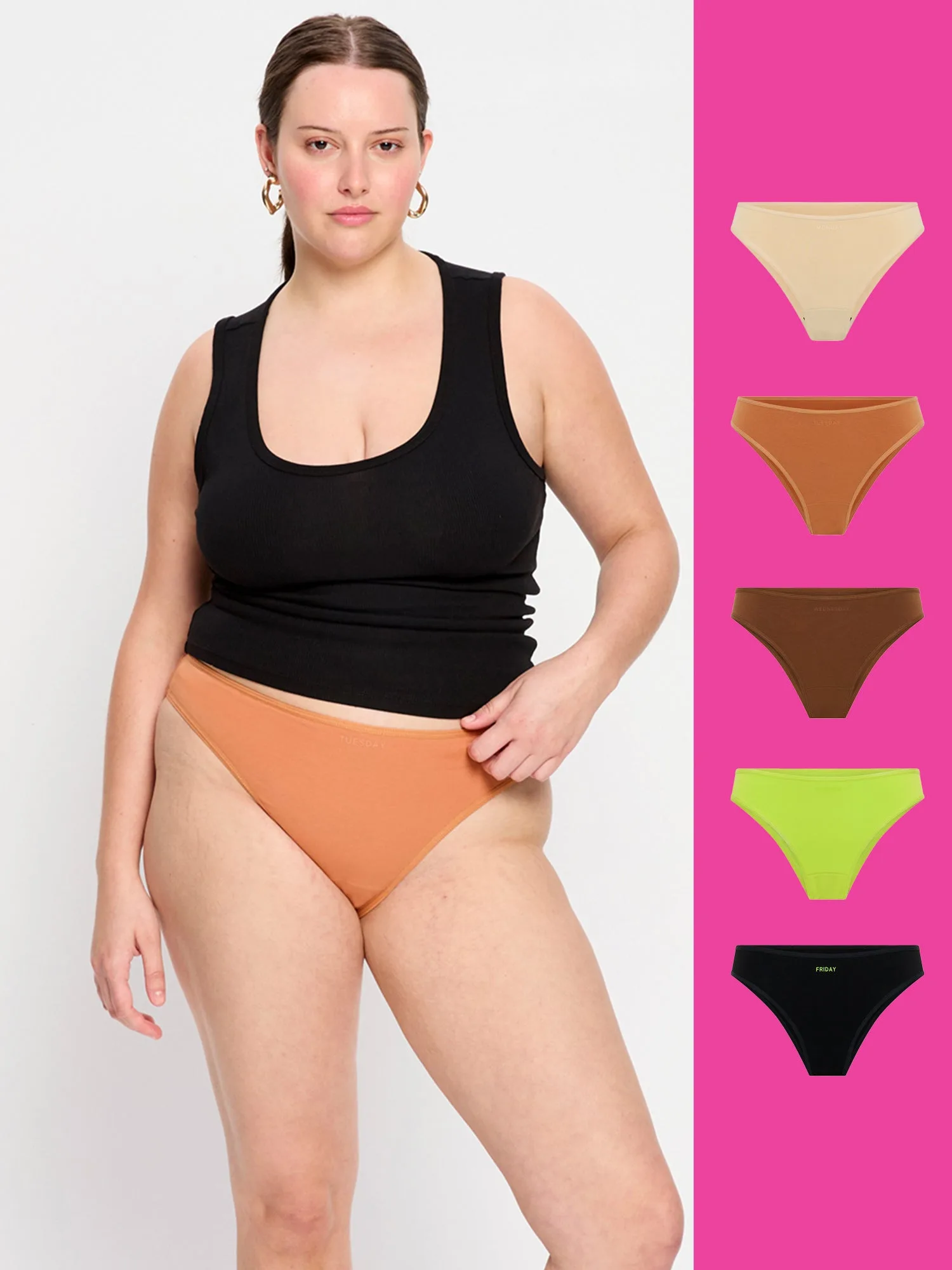 Basic Braziliaanse Everyday 5 Pack Neutraal Neon Multi
