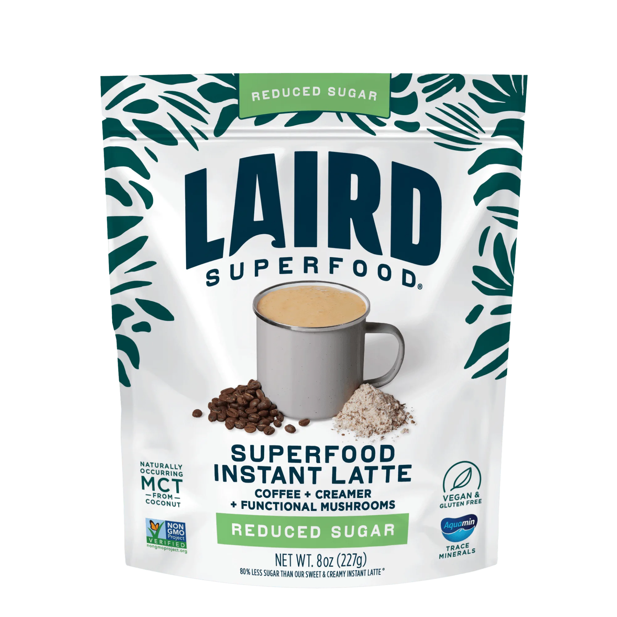Reduced Sugar Instant Latte with Adaptogens