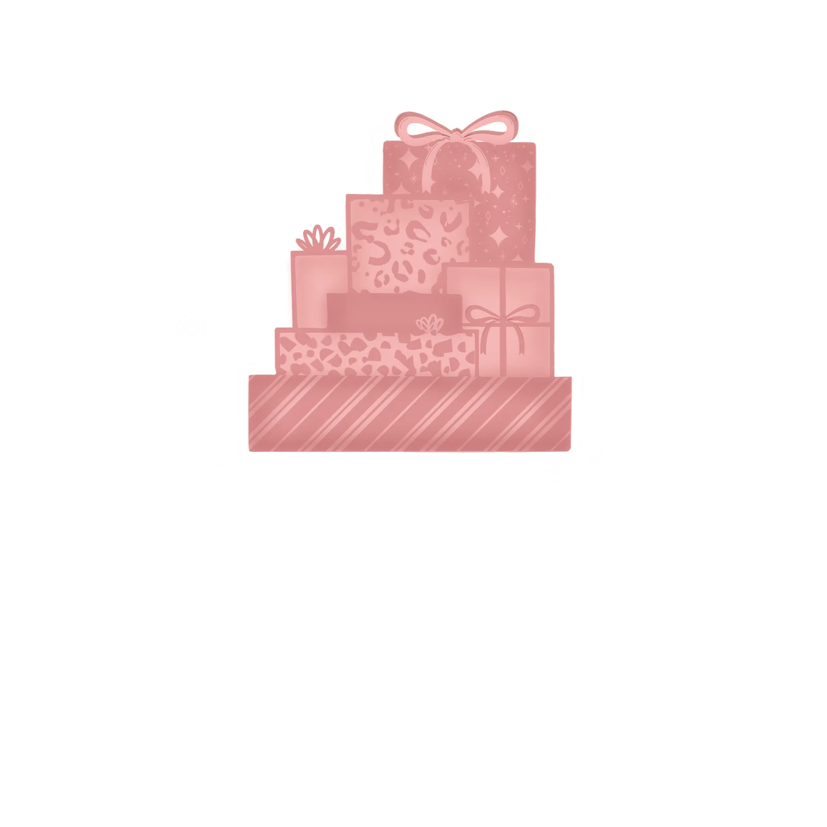 Present's in Pink Sticker
