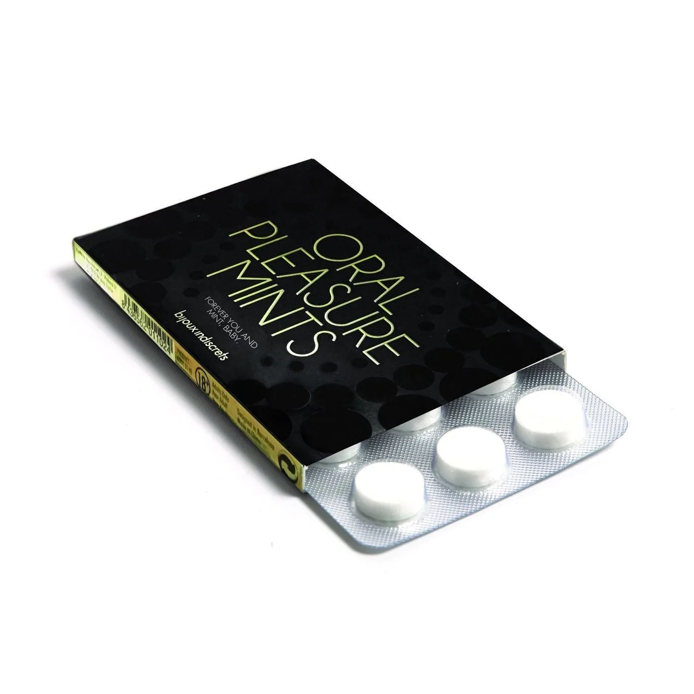 Oral Pleasure Mints · A fresh twist on intimacy