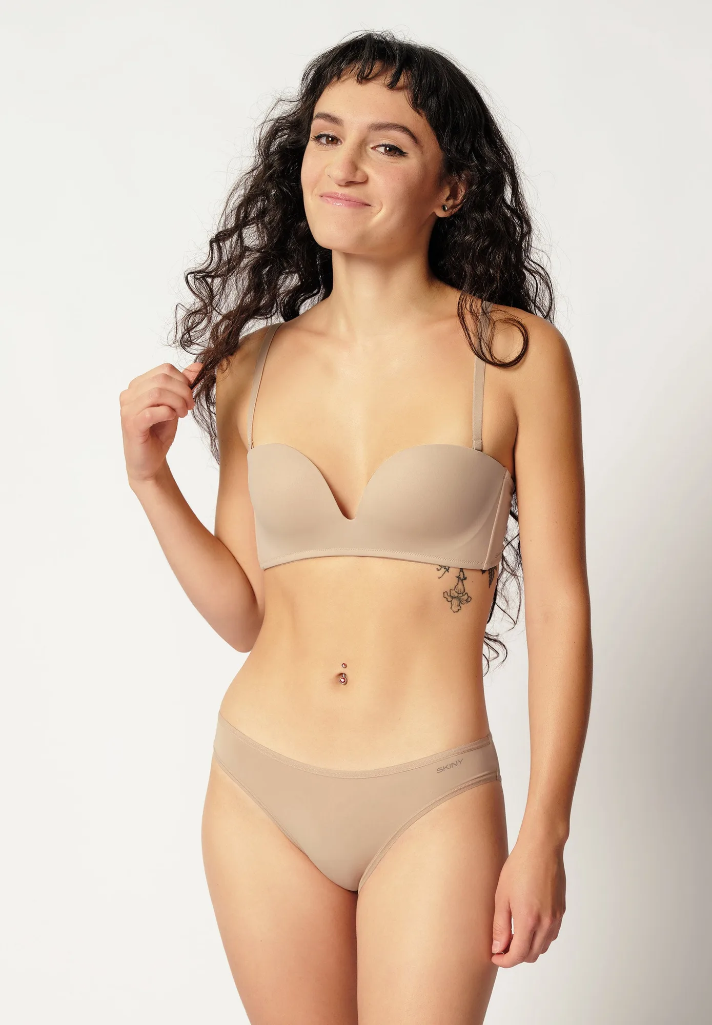 Sutiã bandeau sem aros Micro Essentials | 081394-082409