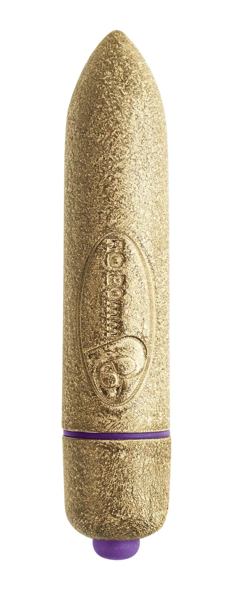 Rocks Off RO-80mm Fully Amped Bullet Vibrator Glittering Gold