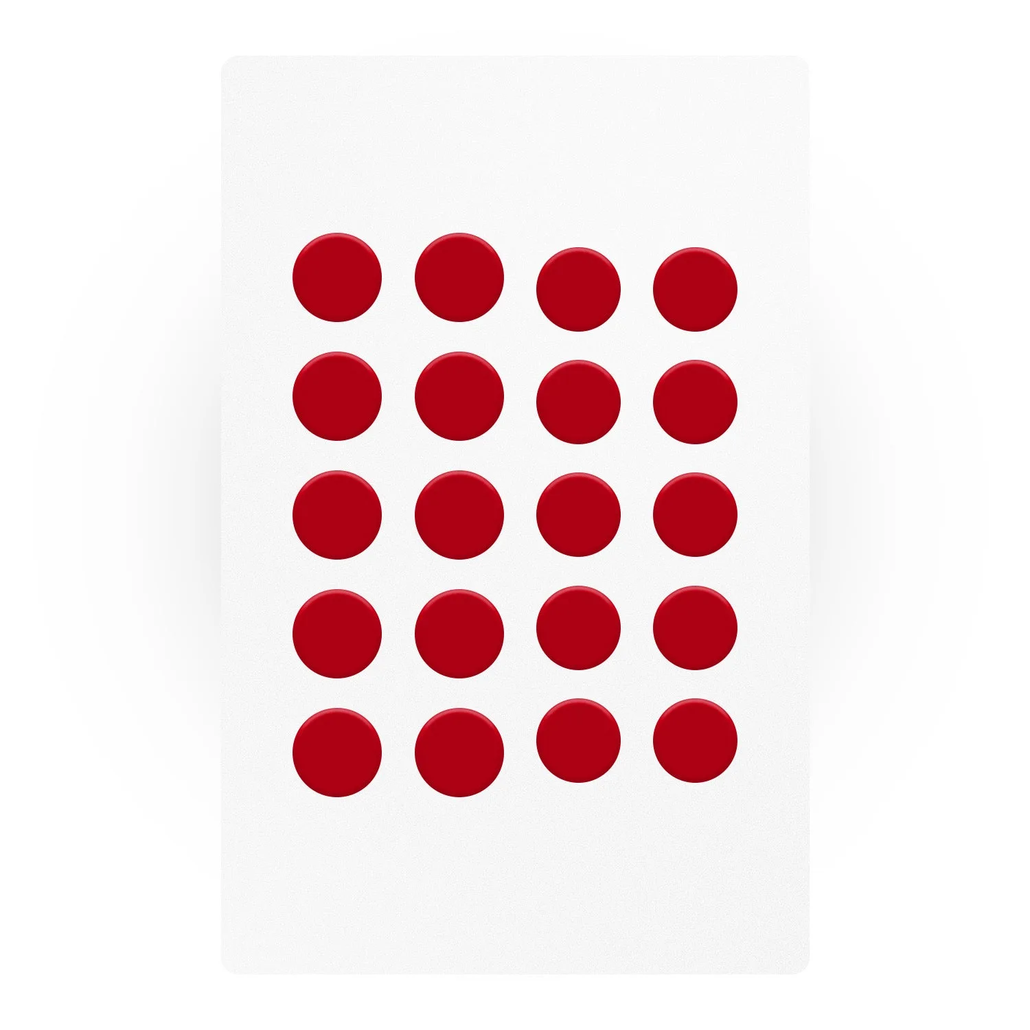 YANZI Q DIY DOTS (RED) - 40 pcs