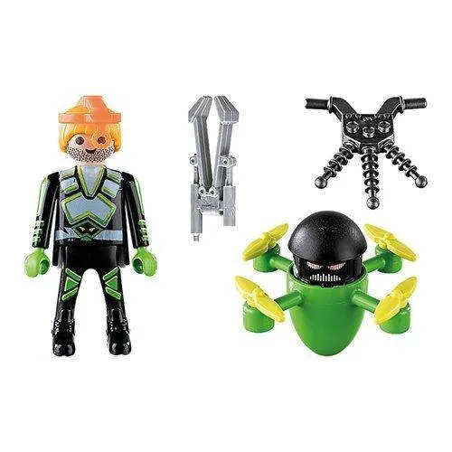 Playmobil 特務與無人機:盒內有什麼?