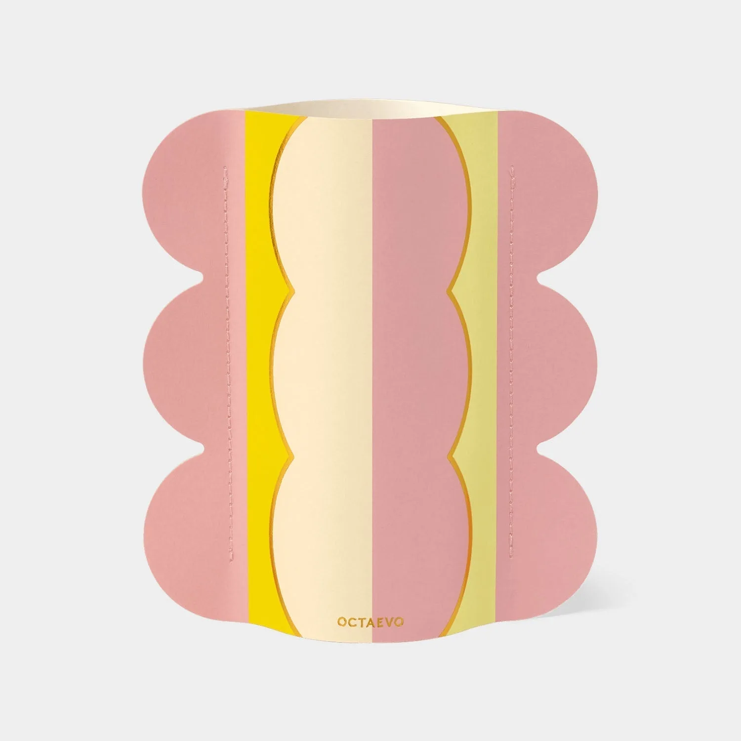 OCTAEVO Mini Paper Vase Riviera Wave