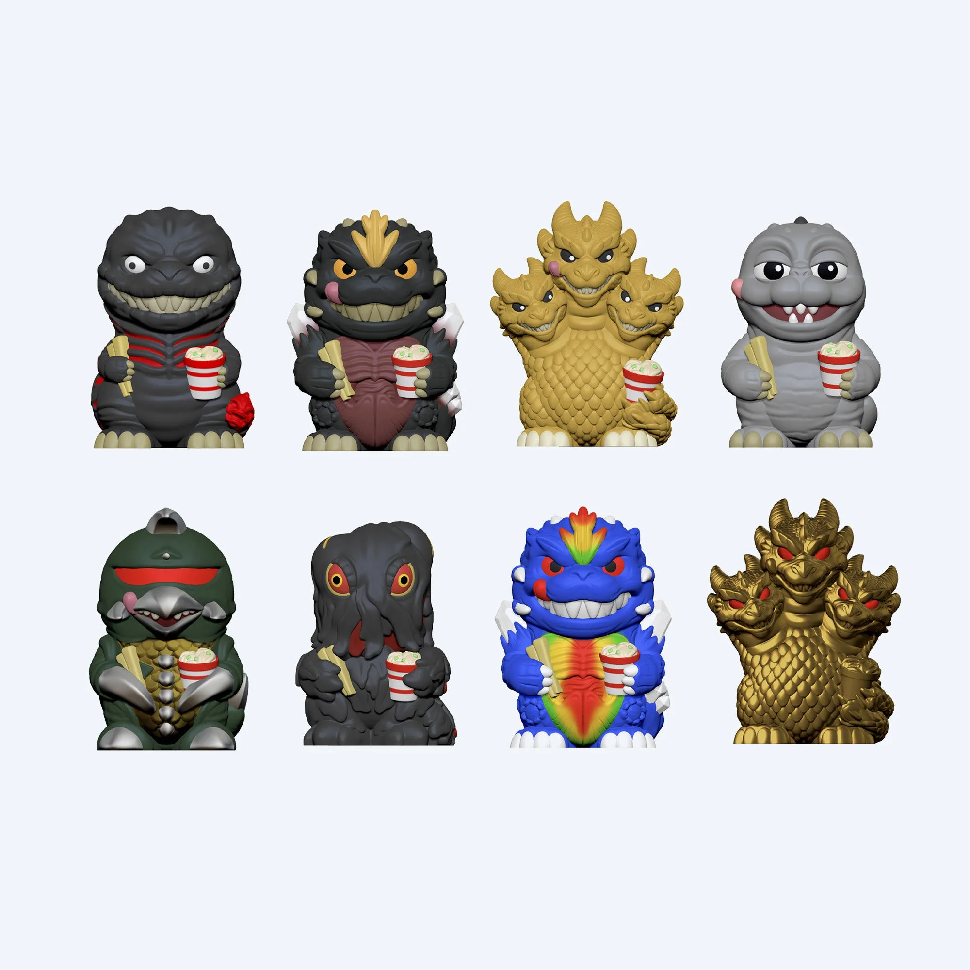 Godzilla Rokimoto Cup of Fun Series 2 figura de vinilo caja sorpresa