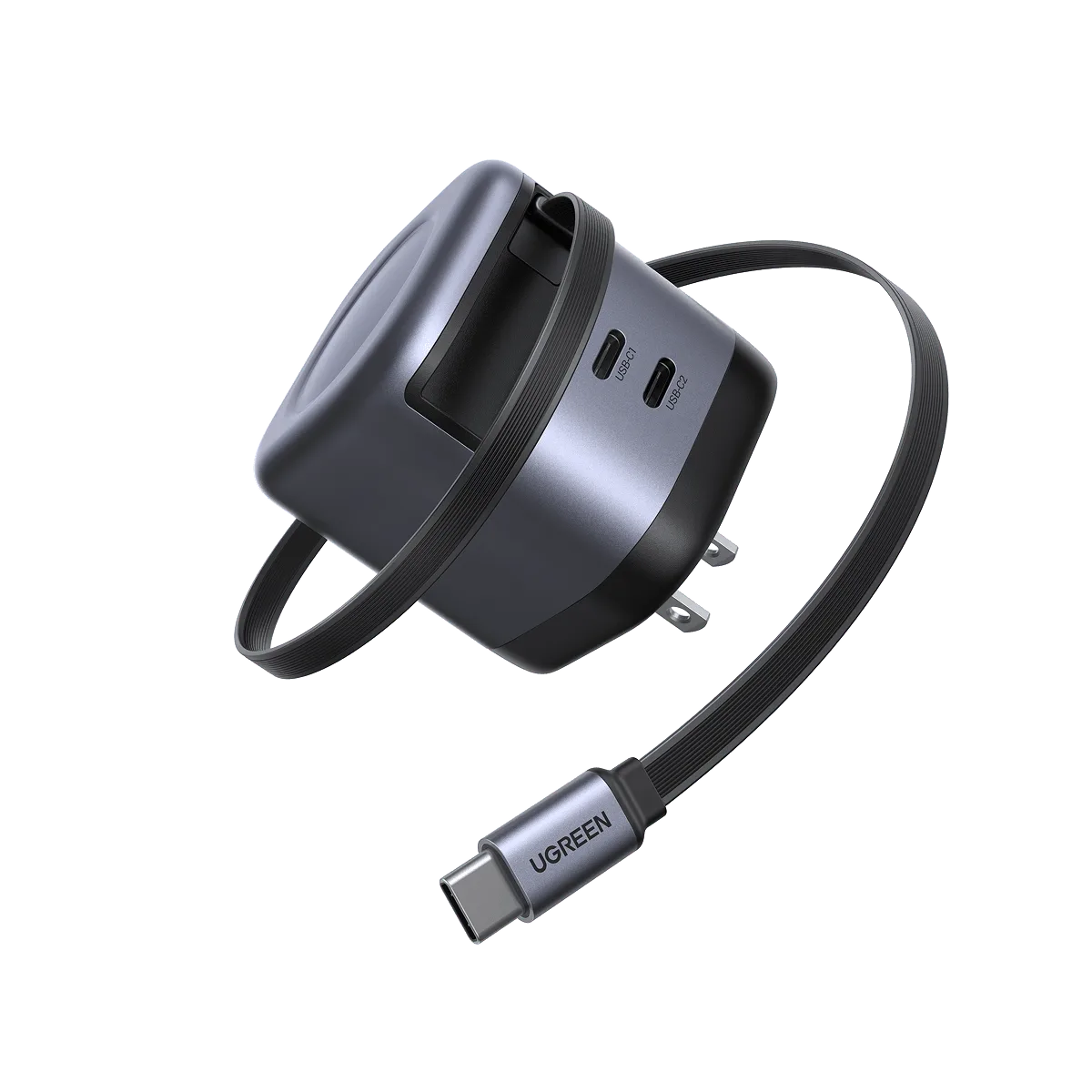 شاحن UGREEN USB-C 45W مع سلك قابل للربط