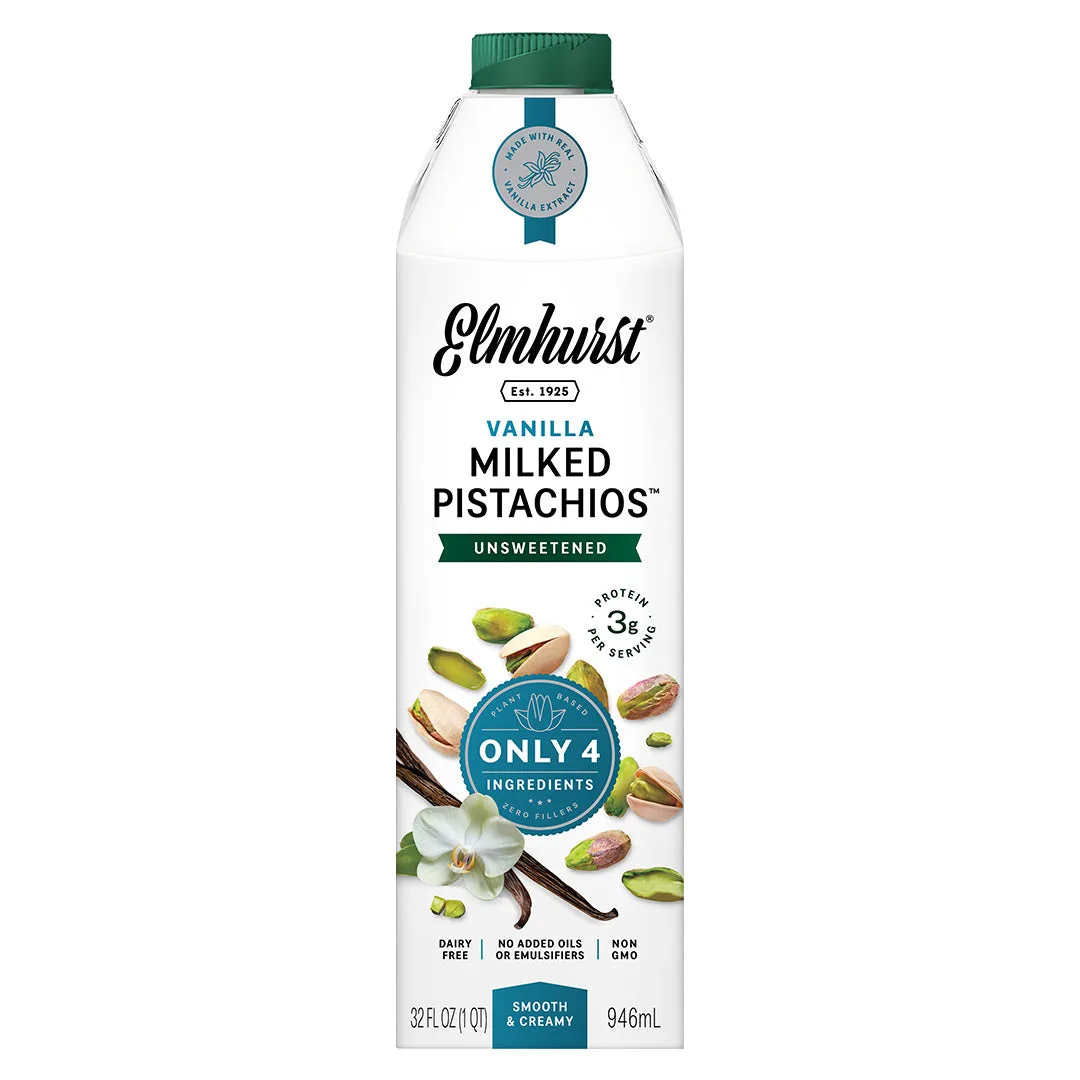 Unsweetened Vanilla Pistachio Milk