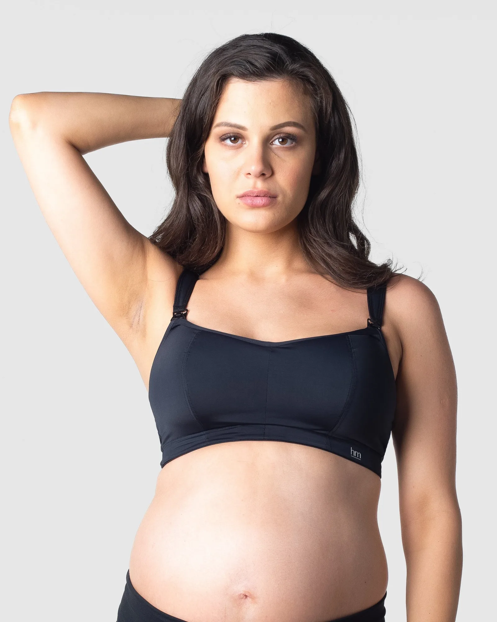 Balance Sports Black Nursing Bra - Wirefree