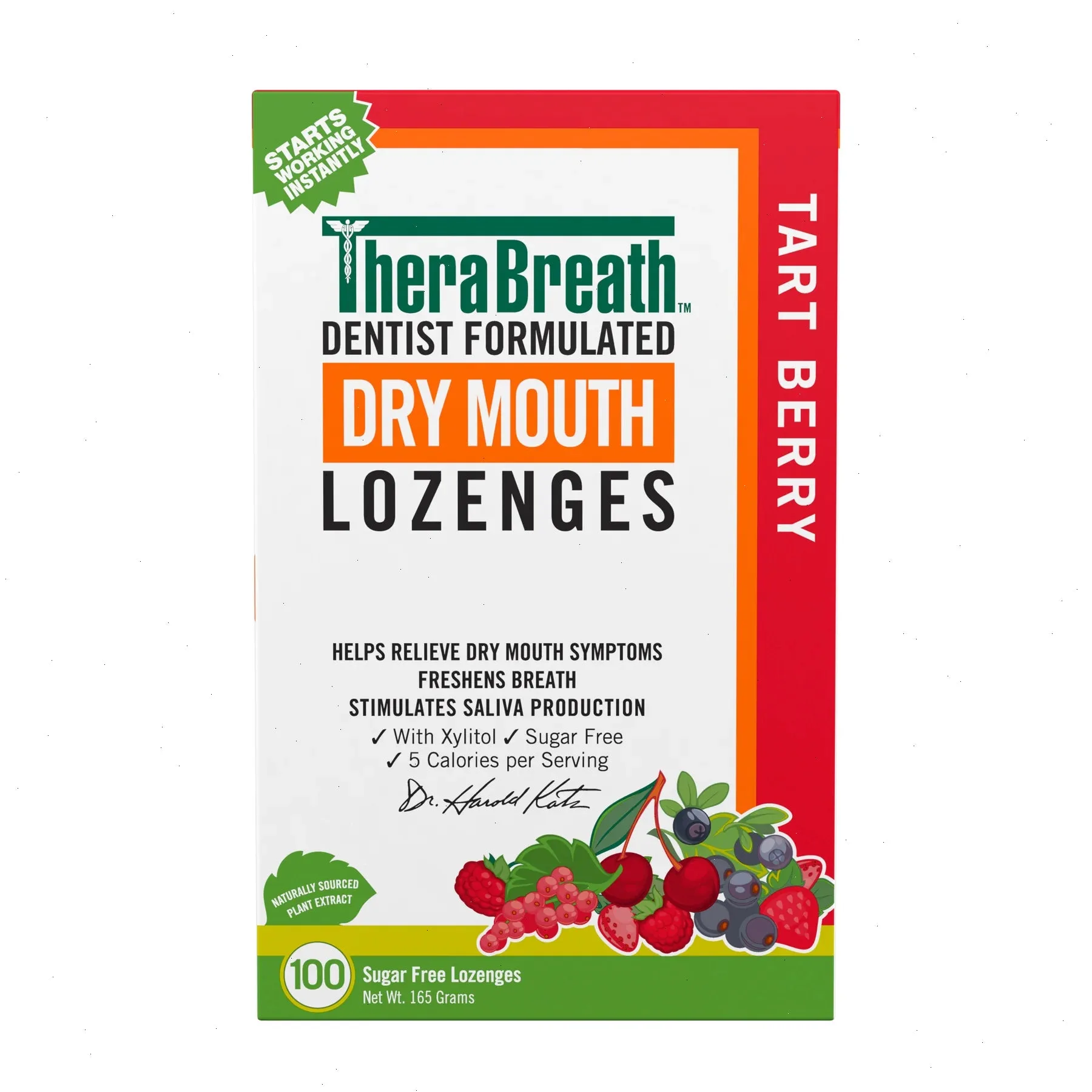 Dry Mouth Lozenges - Tart Berry