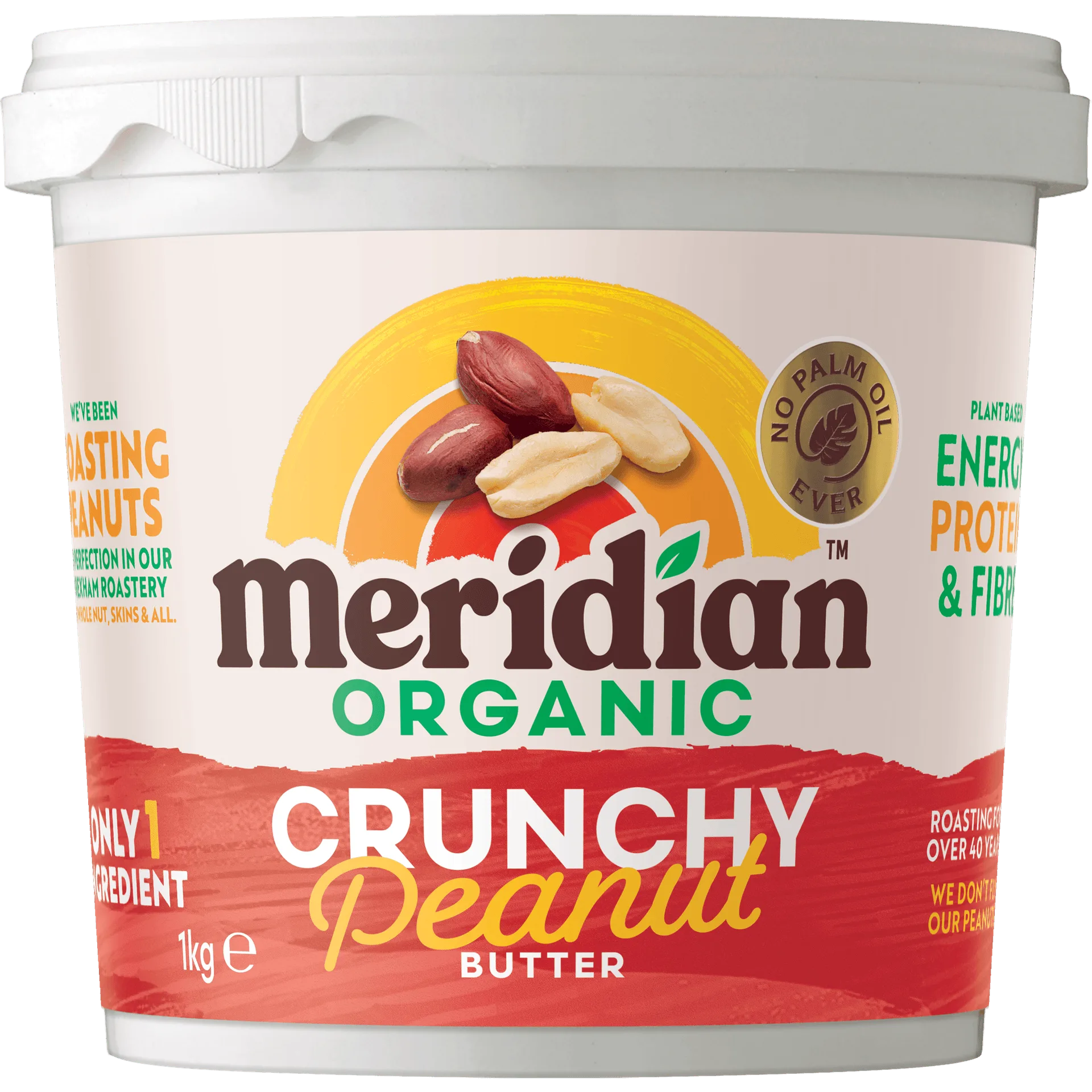 Organic Crunchy Peanut Butter 1kg