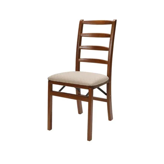 Bridge Ladder Back Folding Chairs - Set of 2