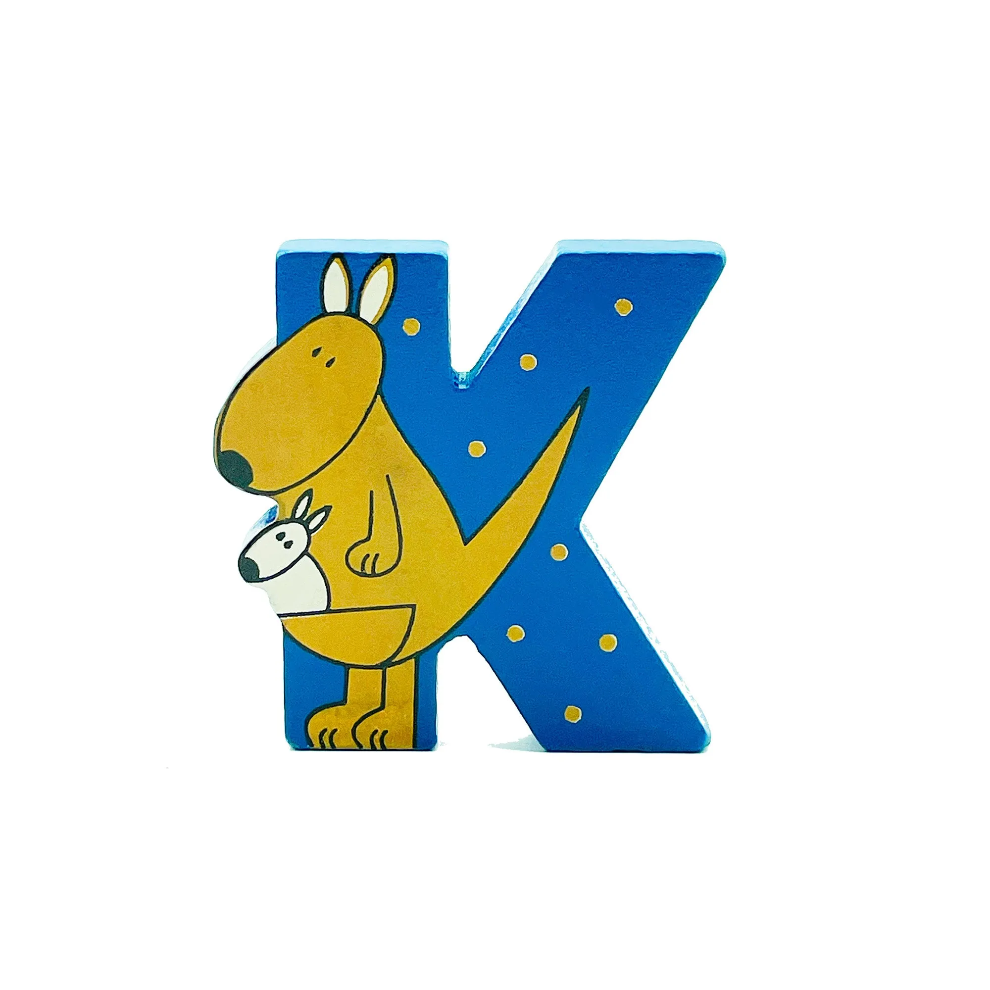 Letter K stylen in een kinderkamer