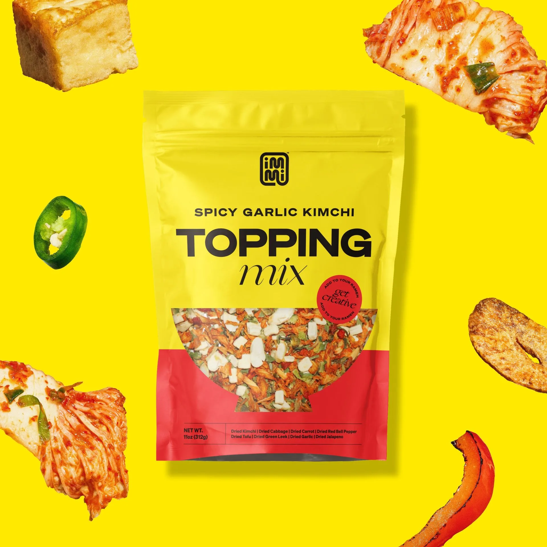Spicy Garlic Kimchi Topping Mix