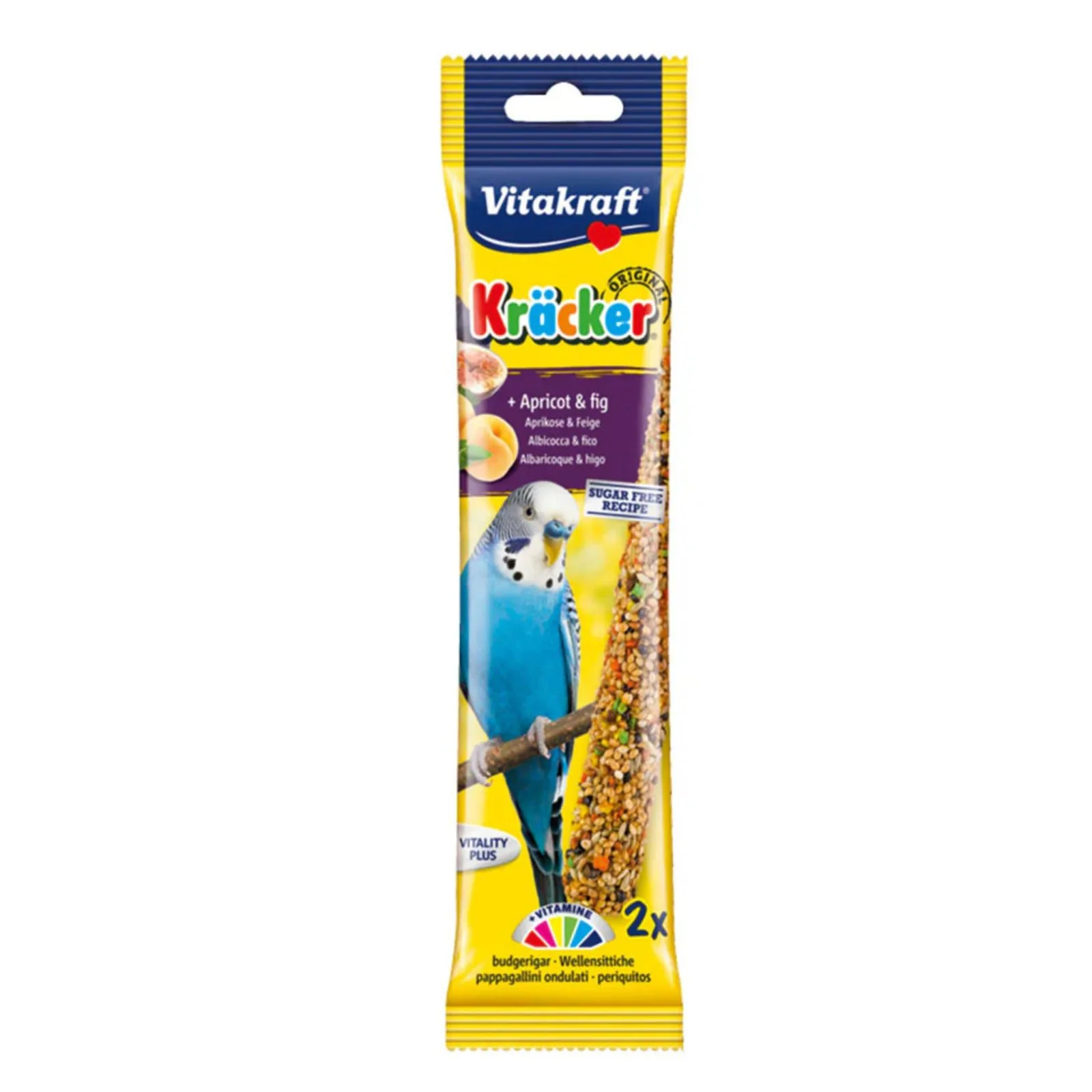 Vitakraft Budgie Kräcker® Apricot & Fig – 2 Pack