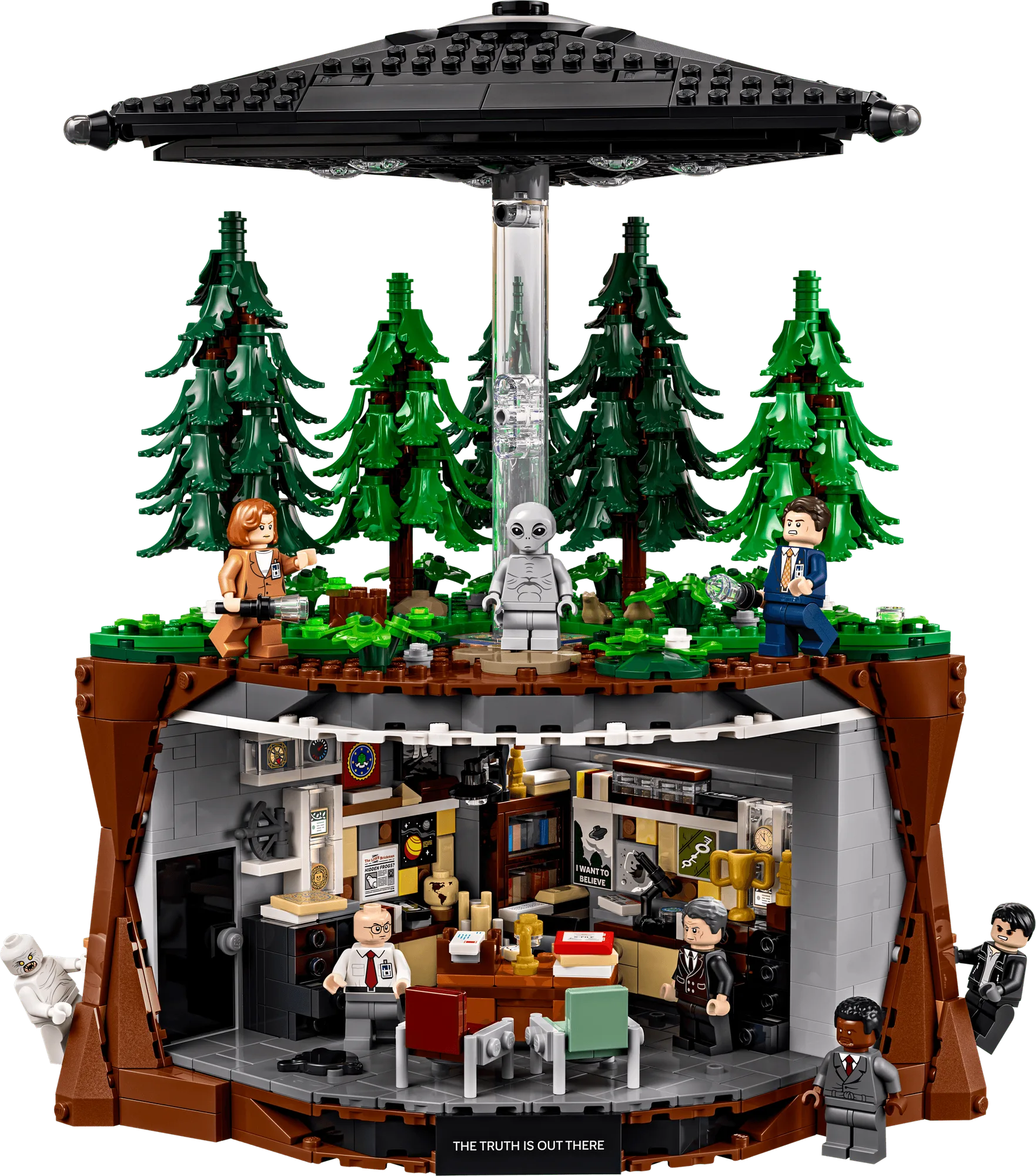 De X-Files LEGO set versus andere TV-themasets