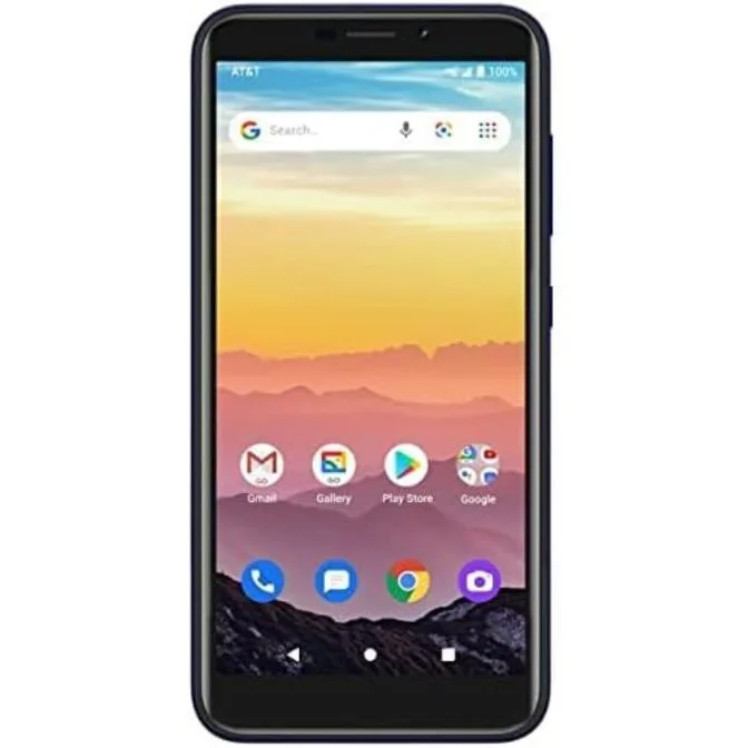 AT&T PREPAID CALAYSPO U318AA | 4G LTE | 5.5" Display 16GB | Blue | GSM Unlocked (factory renewed)