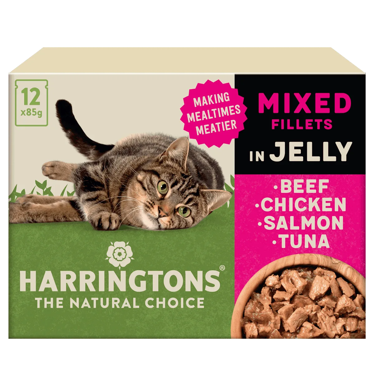 Complete Grain-Free Adult Mixed Selection in Jelly Wet Cat Food Bundle 72x85g